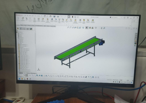 طراحی و ساخت نوار و ماشین آلات صنعتی-solid works