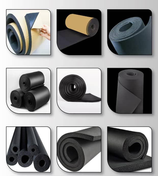 تولید انواع قطعات فومی و اسفنجی ساده و پشت چسبدار