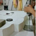 برش‌کاری پارچه مزدی